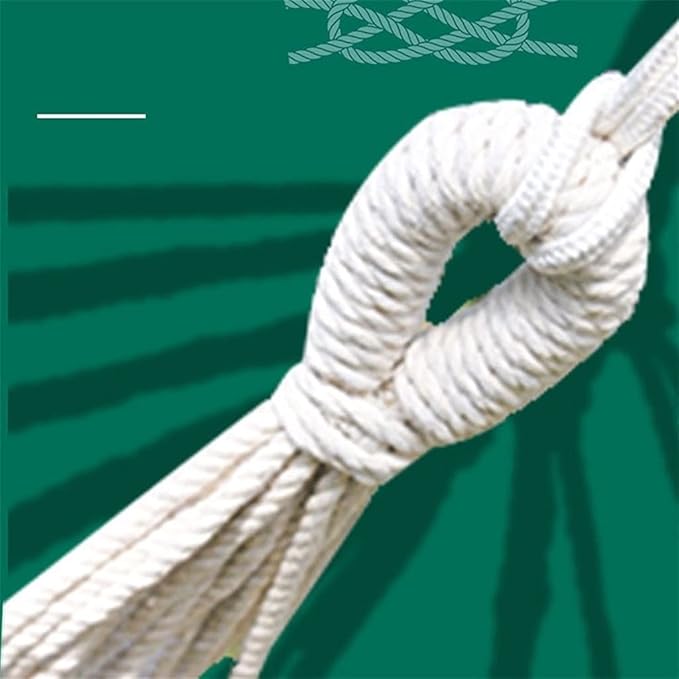 Portable Hammock Portable Hammock White Canvas Single Person Hammock Swing Bed Hanging Chair Lounger Brazilian Macrame Fringe Hammock for Backpacking Beach