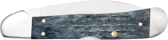 Case XX Pocket Knife COPPERLOCK - POCKET WORN GRAY BONE CRANDALL JIG Item #58424-61549WL CS - Length Closed: 4 1/4Inches