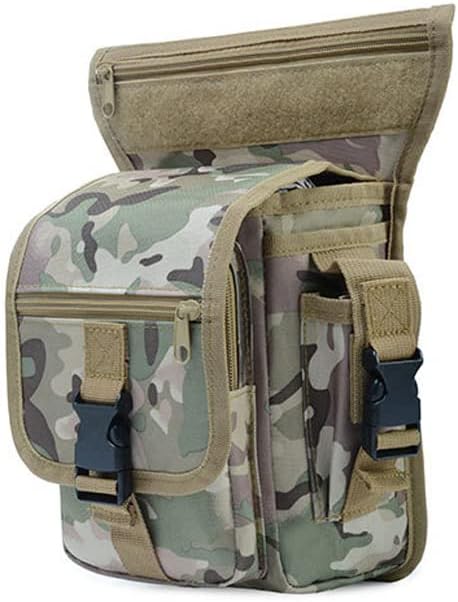 Tactical Camouflage Leg Versipack Bag Outdoor Sports Hiking Pouch