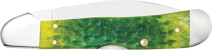 Case XX Pocket Knife COPPERLOCK - GREEN APPLE BONE PEACH SEED JIG Item #27864-61549WL SS - Length Closed: 4 1/4Inches
