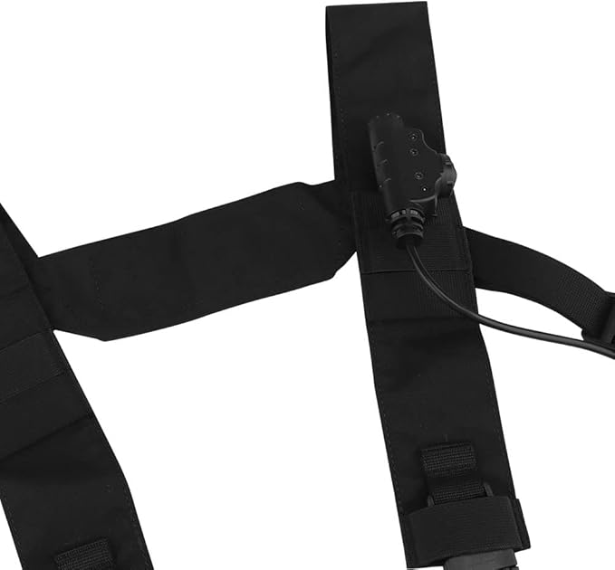 Tactical Pouches Chest Pack with Triple Magazine InsertMOLLE Chest Rig with Placard Hook Loop
