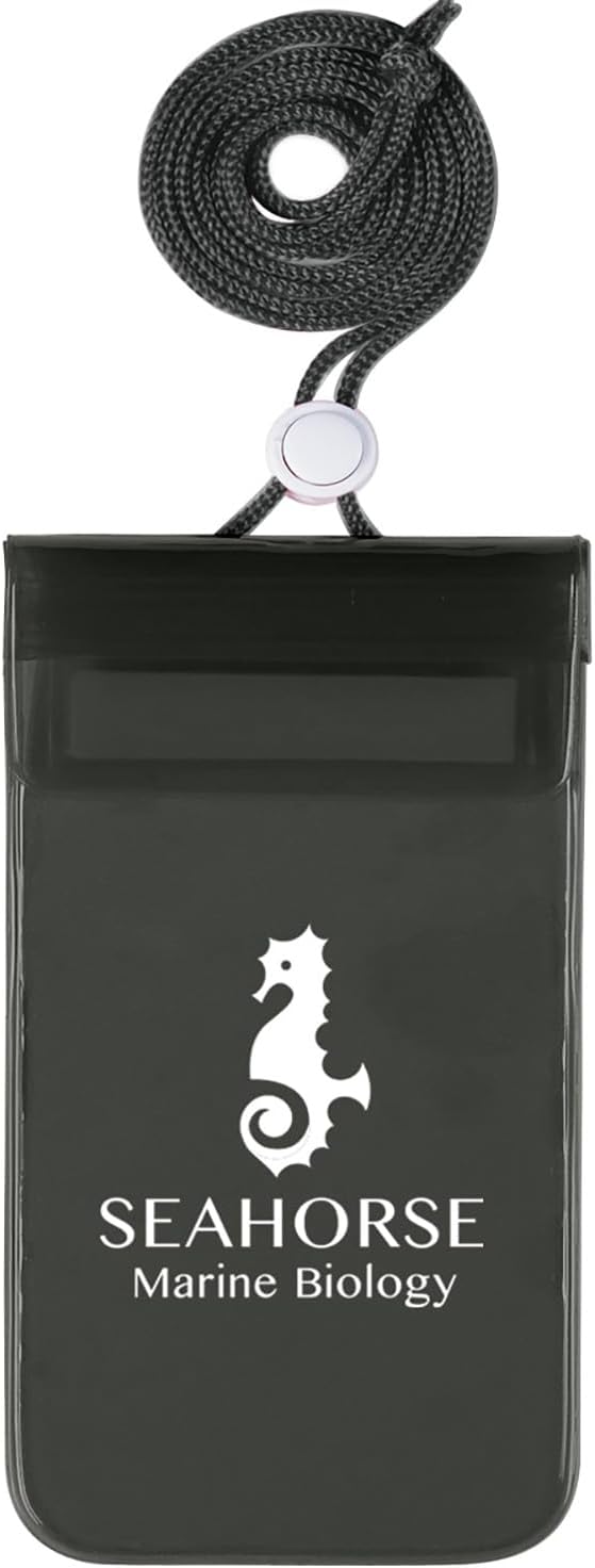 Waterproof Dry Bag With Window Customize Text Name or Personalized Image $1.81 Each - Sold in Pack of 100 - Black