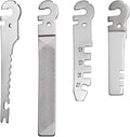 Roxon FT03 Build Your Own Multitool Accessory for Flex Multitool (Flat File Fish Hook Remover &amp Scaler Hook Sharpener Adjuster Bicycle Spoke Wrench) Good for Fishing &amp Camping