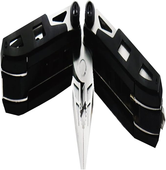 INTBUYING Stainless Steel Multifunctional Outdoor Tool Pliers Portable Equipped with Durable Nylon Bag Multitool Pliers Pocket Knife for Outdoor Camping Hiking