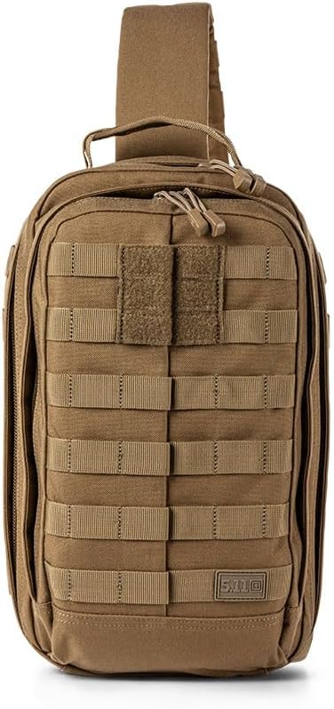 5.11 Tactical RUSH MOAB 8 Sling Pack 13L – Ambidextrous CCW Ready EDC Messenger Bag – Durable 1050D Nylon Kangaroo Style 56810ABR
