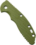 1 Piece G10 Scales Handle Replacement Fits for Rick Hinderer knives XM18 3.5 DIY Accessory(Green)