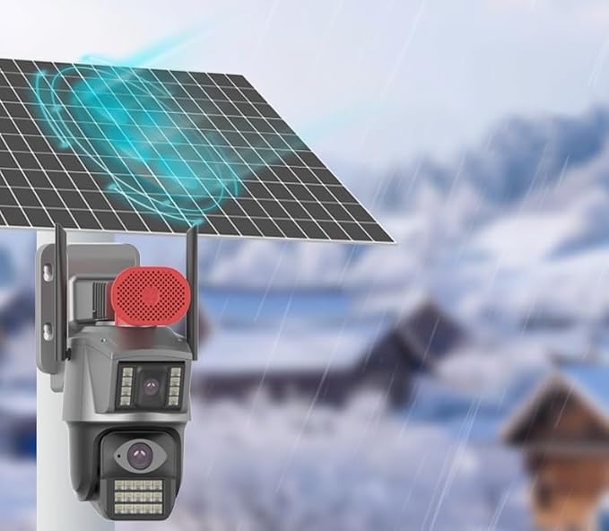 20Watt Solar Panel with 26000mAh Battery – 5VDC Output Fast Charging IP65 Waterproof Ideal for Security Cameras Outdoor Lights &amp More (&lt120WH)