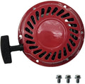 Recoil Starter with Handle and Bolts - Replacement for Predator Inverter Generators 4550-Watt Surge 3650W Running (SKU# 59192 59189 59303)