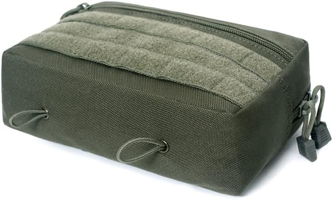 Tactical MOLLE Dump Drop Pouch Sub Abdominal Utility Tool Bag for JPC CPC AVS Vest with Hook and Loop Panel