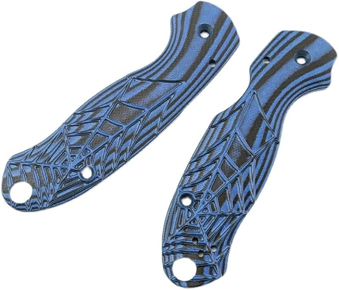 1 Pair Knife Handle Patch Fits for Spyderco para 3 C223 Custom G10 Scales Handle
