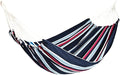 Portable Hammock Portable Outdoor Camping Hammock Swing Chair Garden Home Travel Swing Sailor Stripe Hammock for Backpacking Beach