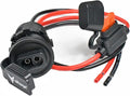 Voltage SAE Panel Mount Connector Socket with Fuse Waterproof SAE Quick Connect for Kayak Boat Solar Panel Flush Mount 12AWG 18 V-SAE1250