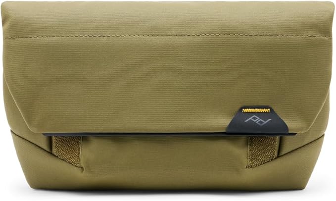 Peak Design Field Pouch V2 Kelp 2-in-1 Organizer and Sling Bag Adjustable Shoulder Strap and Integrated Belt Loops Weatherproof Nylon Canvas Organizer Pouch or Carry Bag for Men and Women
