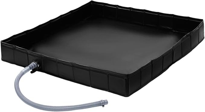 Foldable Shower Base with Drain Keep Feet Clean