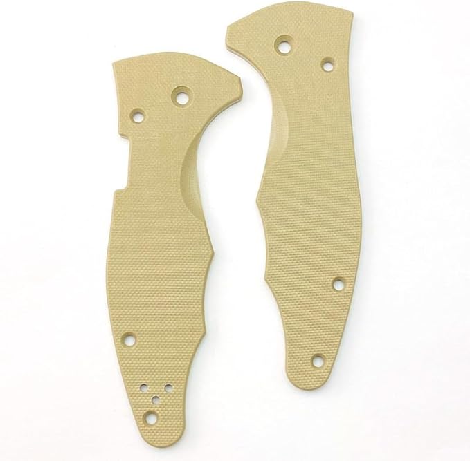 1 Pair Custom G10 Scales Fits for Yojimbo 2 C85 CNC Handle Patch DIY Accessory(Black)
