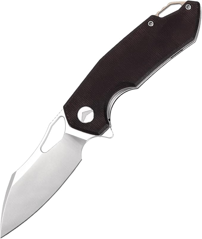 Pocket Knife for Men154CM Steel BladeHunting Knife Camping Folding Knives with for OutdoorSurvivalTacticalHunting and Camping（Red）