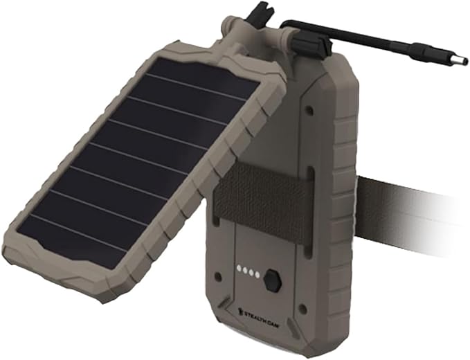 Stealth Cam Lithium Solar Power Panel (2-Pack) with Card Reader Bundle (3 Items)