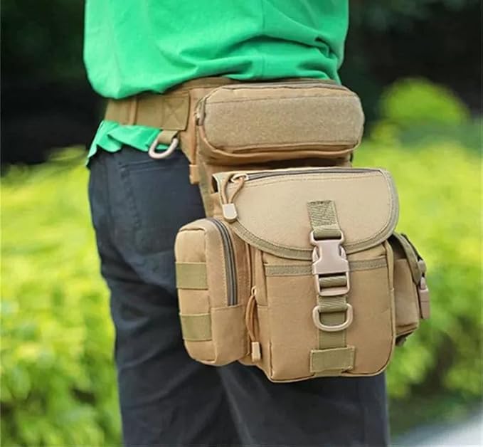 Military Tactical Drop Leg Bag Tool Thigh Pack Leg Rig Utility Pouch Outdoor