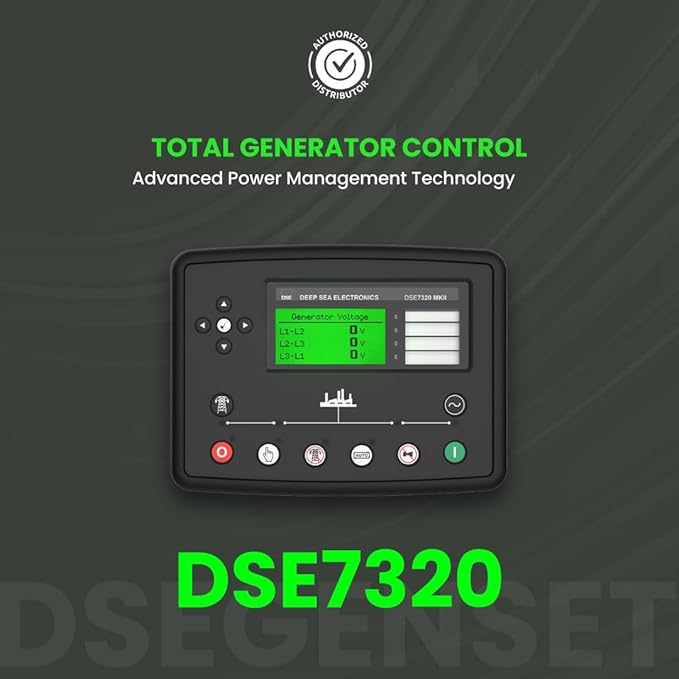 DSE7320 MKII Original - Made in UK | Auto Mains (Utility) Failure Control Module | Fastest Processing Power | Diesel or Gas Applications | DSE7320-03