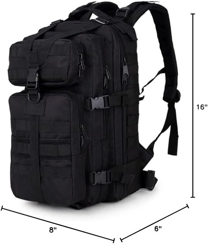 Tactical Backpack Military Pack Army 3 Day Assault Pack Molle Bag Rucksack