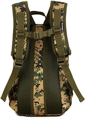 UNISTRENGH 12L Mini Daypack Military MOLLE Tactical Backpack Rucksack Gear Assault Pack for Cycling Fishing (Jungle Camo)