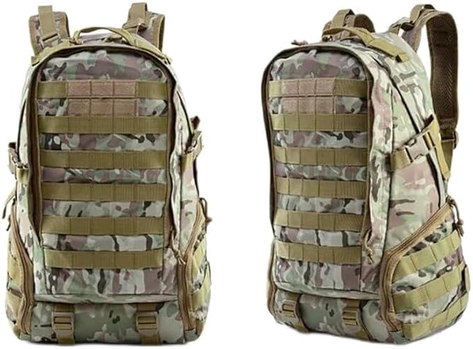 Tactical Backpack 30L Assault 3P Pack Molle Bag Men's Outdoor Sport Travel Camping Hunting Army Mountaineering Military Rucksack (camo 4)