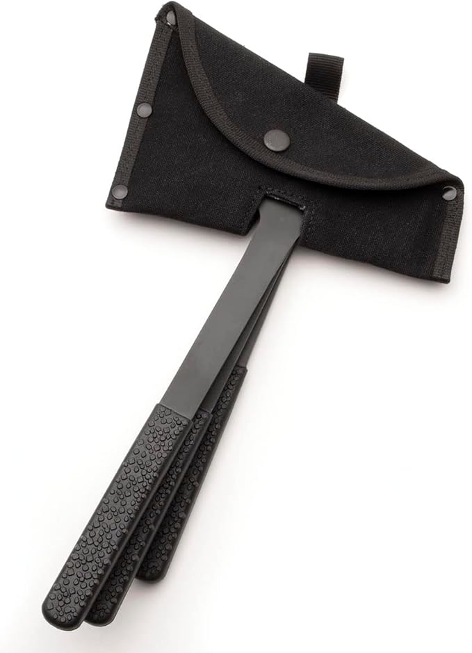 Tomahawk Throwing Axe Set of 3 High Carbon Steel Tactical Axes with Backspike Survival Camping Hatchet Kit Belt Sheath Knife Tomahawk Throwing Guide Outdoor Target Practice