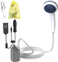 Portable 12V High Pressure Camp Shower Pump Compatible with Car Lighter Plug&ampPD Fast Charging Portable Power Banks by USB-COutdoor Shower for Camping