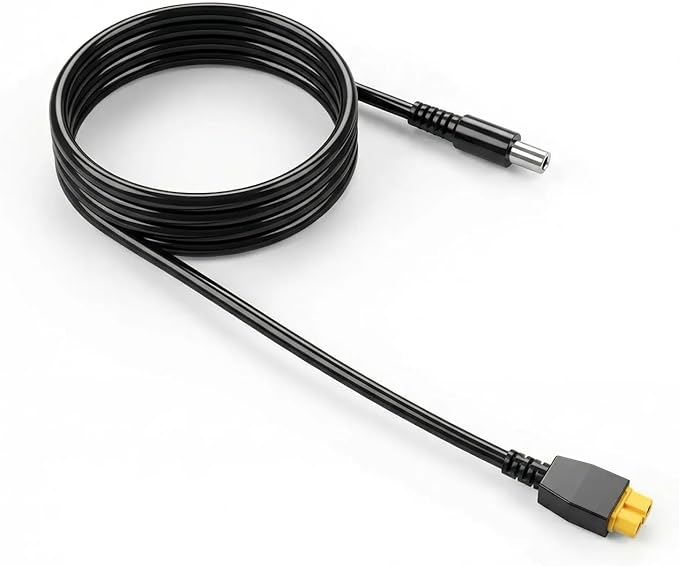 UDPOWER 9.84FT XT60 to DC7909 Solar Panel Extension Cable 15AWG Tinned Copper 8mm DC7909 Male to XT60 Female Charging Cord for Solar Generator &amp Portable Power Station
