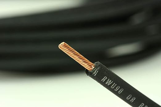TEMCo 12 AWG Solar PV Wire 500 ft Black Bare Copper Made in USA