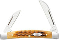 Case XX WR POCKET KNIFE SMALL CONGRESS - ANTIQUE BONE ROGERS CORN COB JIG ITEM 52851 LENGTH CLOSED 3 1/8 INCH (6268 SS)
