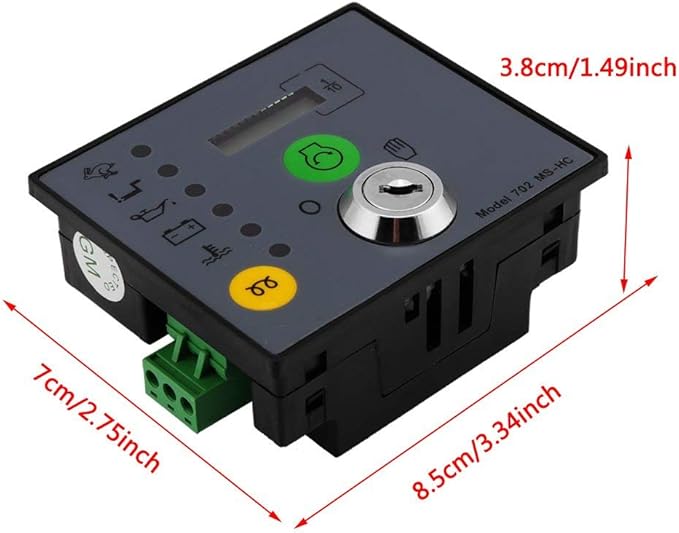 FTVOGUE Manual Start Generator Controller Board Panel DSE702 Module