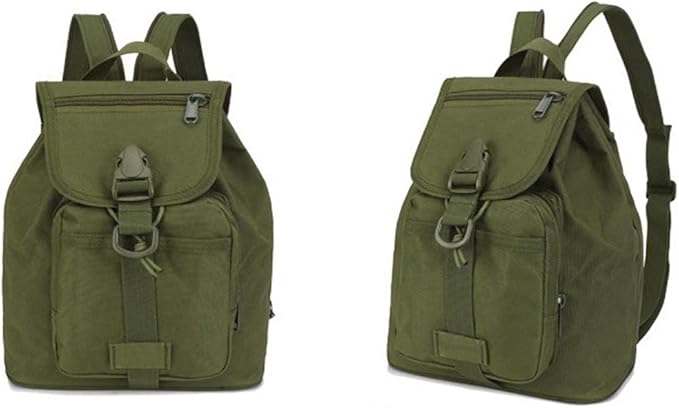 Mini Daypack Military Tactical Backpack Rucksack Tactical Assault Pack Bag for Hunting Camping Trekking (Military Green)