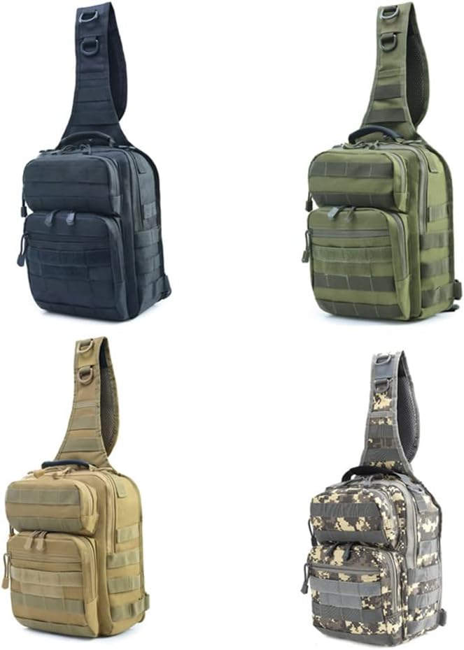 Outdoor Sports Hiking Sling Bag Shoulder Pack Camouflage Tactical Molle Chest Bag