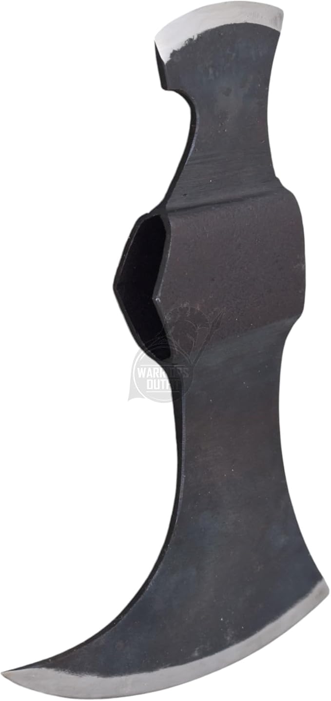 Hand Forged Medieval Back Spike Axe Head Carbon Steel 7.8 inch