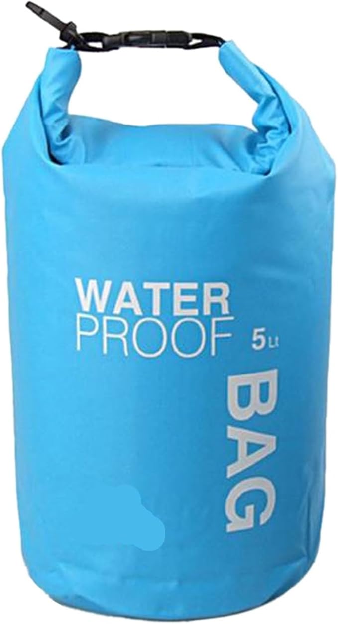 5L Waterproof Dry Bag Pack Sack Swimming Rafting Kayaking River Trekking Floating Sailing Canoing Boating(Blue)