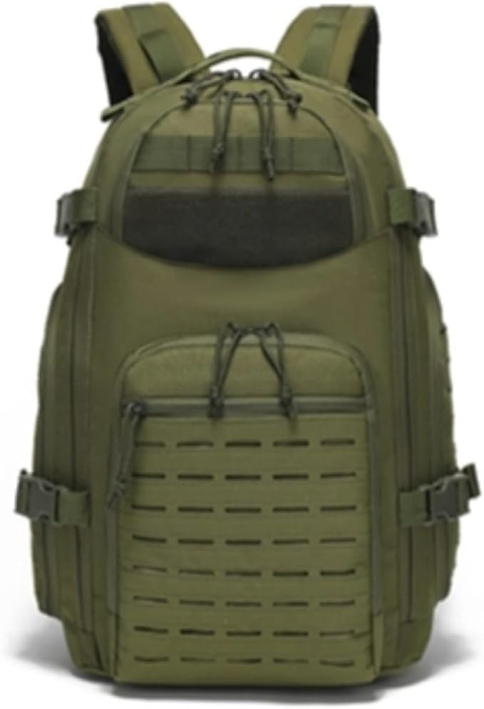 35L Tactical Backpack Ventilated Hiking Pack with Laptop Compartment Outdoor(Army Green)