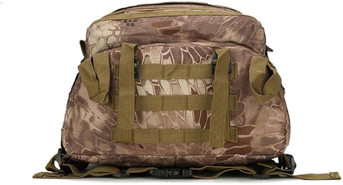 Outdoor Sports Pack Hiking Bag Tactical Rucksack Camo Knapsack Combat Camouflage Tactical 30L Molle 3D Backpack - Tiger Stripe