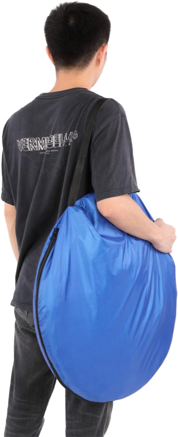 Pop Up Pod - Privacy Shower Tent with Carry Bag Dressing Room Instant Portable Toilet Stall for Camping Beach or Tailgate (Blue)