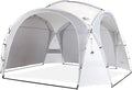 UNP Easy Beach Tent Pop Up Canopy UPF50+ Tent with Side Wall Ground Pegs and Stability Poles Sun Shelter Rainproof Waterproof for Camping Trips Backyard Fun Party Or Picnics