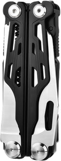 Multitool 20-in-1 Full-Size Lightweight EDC Tactical Gear Camping Knives &amp Tools Gift Ideas for Men Equipment for Emergencies Hiking and Outdoor Camping Multi-Purpose Pliers (Black)
