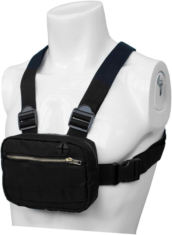 Compact Chest Pack Mobile Phone Accessories Bag Pouches Front Pouch Fashion Vest Bag for Outdoor Activities