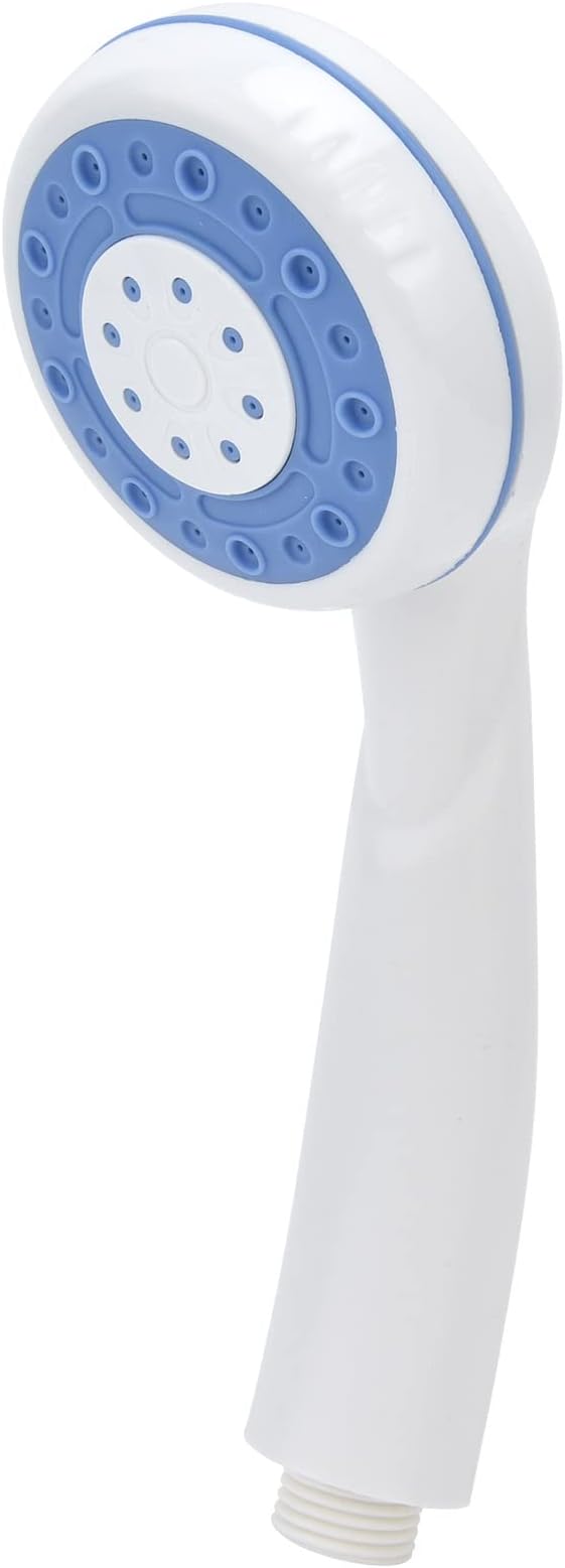 Portable Outdoor Shower Camping Pump Handheld Sprayer USB Charging for Hiking Traveling (Grey+White)