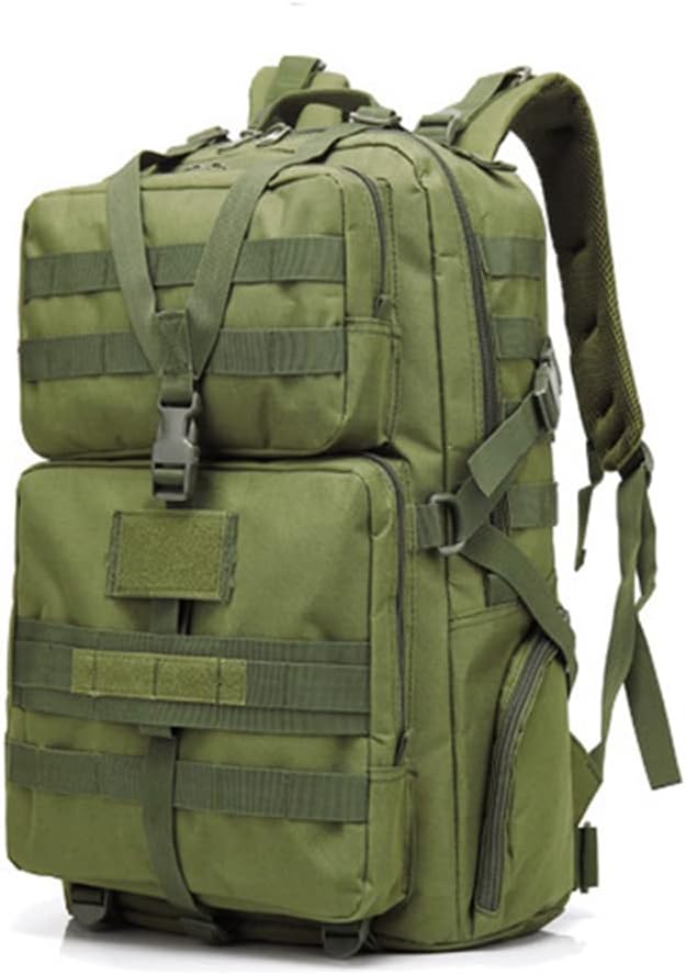 Outdoor Sports Pack Hiking Bag Tactical Rucksack Camo Knapsack Combat Camouflage Tactical 55L 3P Molle Backpack