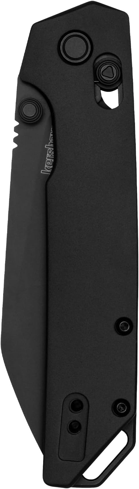 Kershaw Iridium Reverse Tanto Folding Pocket Knife Sleek 3.4 inch D2 Steel Blade DuraLock Locking Mechanism Aluminum Handle Designed in the USA