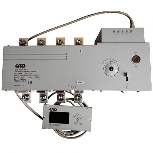 4PRO ATS-250A-4P-iRC Automatic Transfer Changeover Switch 250A 120/208V 50Hz 60Hz