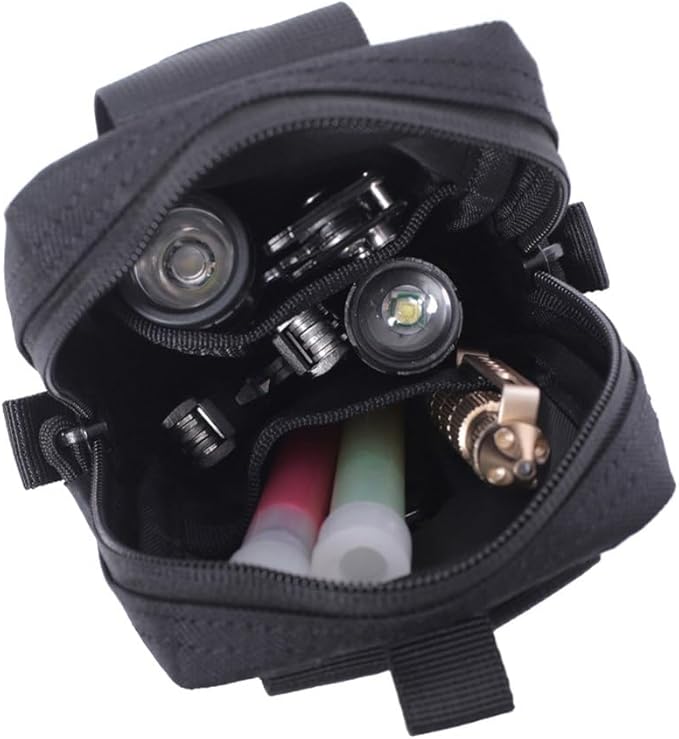 Pouch Phones Waist Bags 1000D Bag for Hiking Camping Cycling Flashlights Outdoor Tools Storage Holders