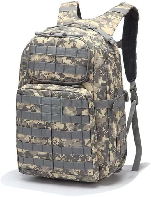 Tactical Backpack Military Molle Hiking 36-55L camouflage outdoor sports mountaineering camouflage