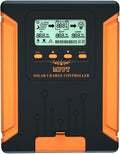 50A 180V MPPT Solar Charge Controller 12V/24V/36V/48V Auto Heat-Dissipating Metal Housing Dual Fans and LCD Display for LiFePO4 Gel Lithium SLD FLD and Ternary Battery