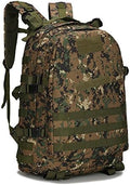 Men and Women Outdoor Camouflage Backpack Capacity Hiking and Camping Bag Multi-functional Storage Organizer 40L 3D Backpacks (A16 one size)